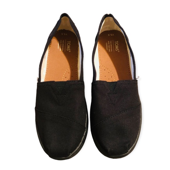 Toms Alpargata Canvas Youth Shoes size 5.5 - Picture 5 of 7